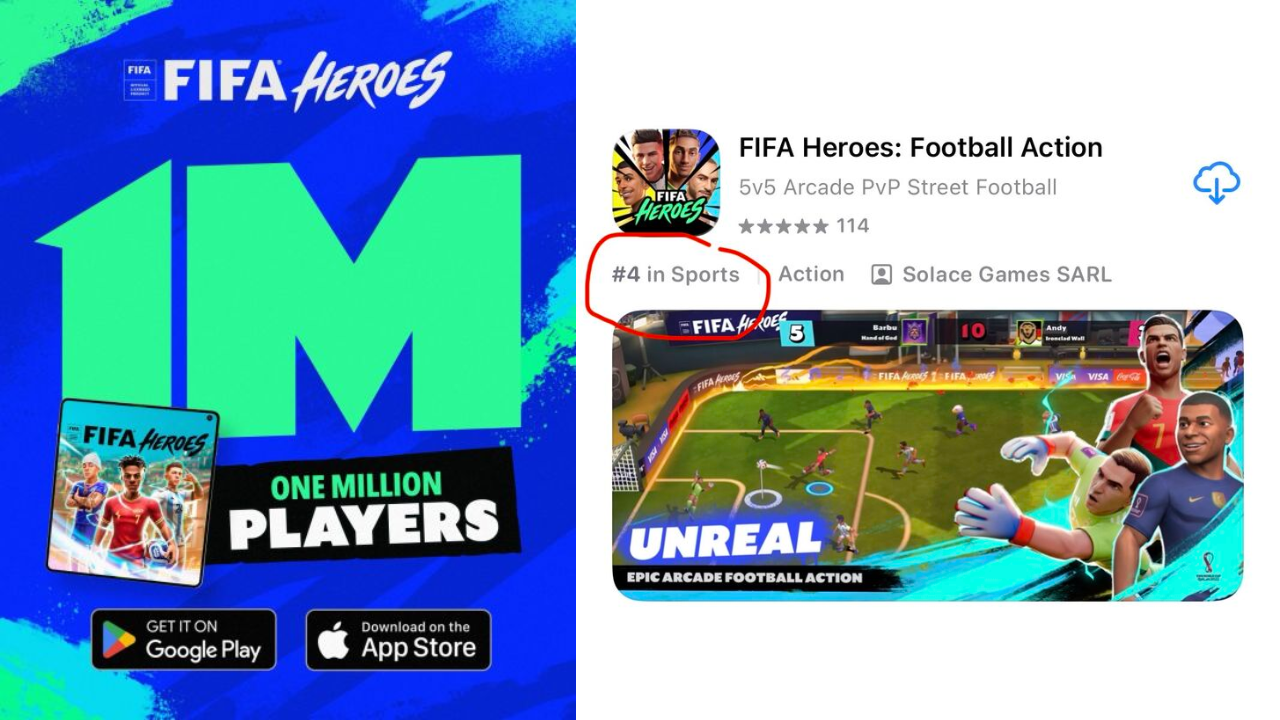 1 Million Installs in One Week